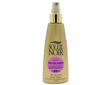 Spray de óleo seco vitaminado Spf50 150 ml SOLEIL NOIR