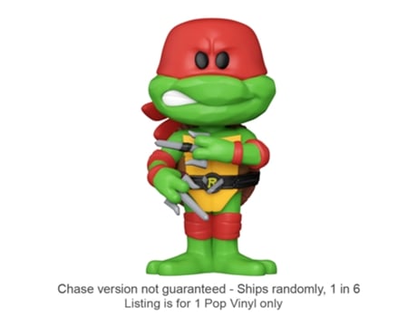 Figura Funko Tmnt: Mutant Mayhem 2023 Raphael Vinyl Soda TEENAGE MUTANT NINJA TURTLES