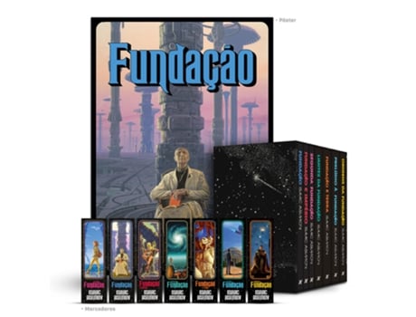 Livro Box Fundação Saga Completa de Isaac Asimov (Português)