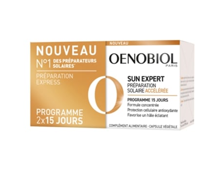 Sun Expert Preparateur Solar Accélérée Recipiente de 2 X 15 Cápsulas OENOBIOL