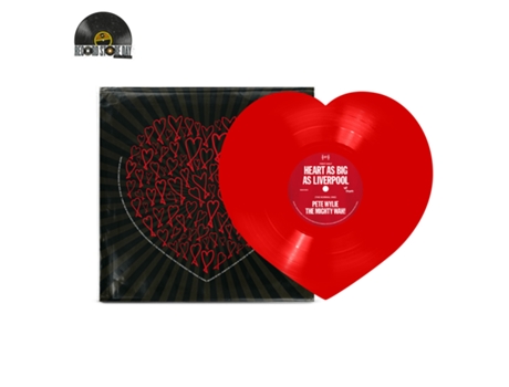 Pete Wylie & The Mighty Wah! Heart As Big As Liverpool 7 Vinil Vermelho Shape 45Rpm Edição Limitada Rsd 2024