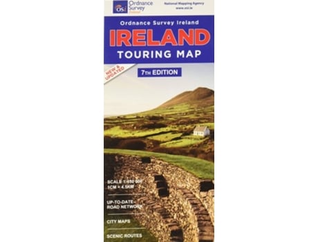 Livro Ireland Touring Map de Ordnance Survey Ireland (Inglês)