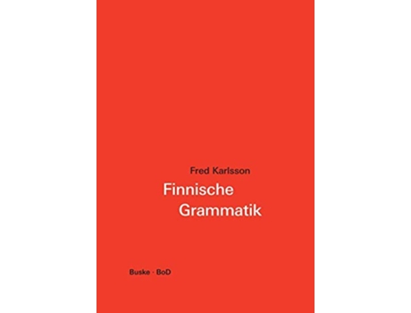 Livro Finnische Grammatik Finnish Edition de Fred Karlsson