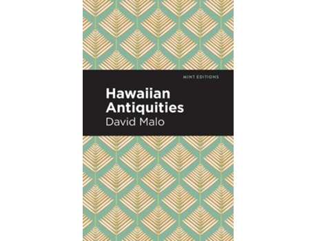 Livro hawaiian antiquities de david malo (inglês)