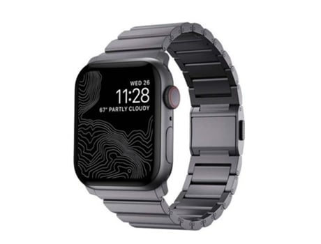 NOMAD Pulseira para Apple Watch 1-9 Se/Ultra/Ultra 2 42-49Mm Cinzento Escuro