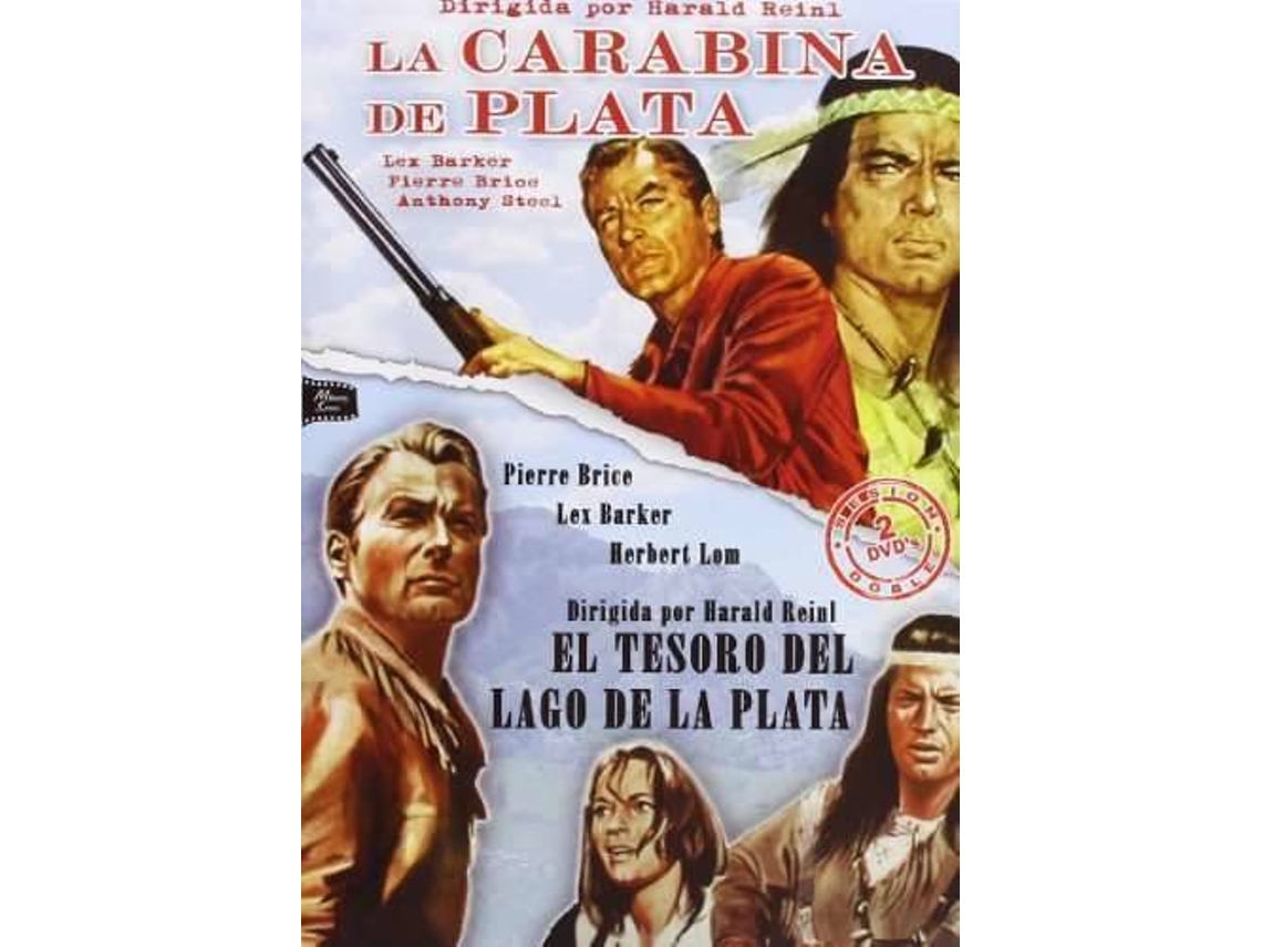 Dvd Pack La Carabina De Plata El Tesoro Del Lago De La Plata Edição Em Espanhol Wortenpt 1834