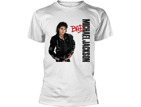 T-Shirt MICHAEL JACKSON Bad Branca XL