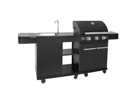 COOK'IN GARDEN Cozinha Exterior Modular Fyra 3 Queimadores