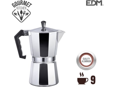 Cafeteira EDM Aluminio 9 Chavenas