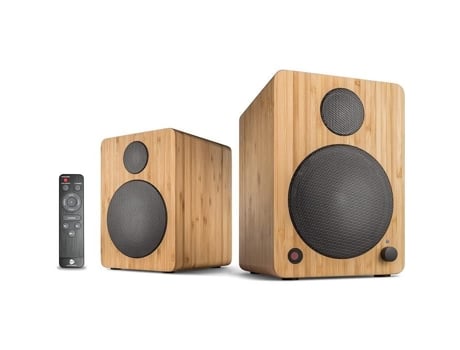 Alto-Falantes Alto-Falantes WAVEMASTER Cube Mini Neo Bamboo Bluetooth 2.1 36 W Marrom