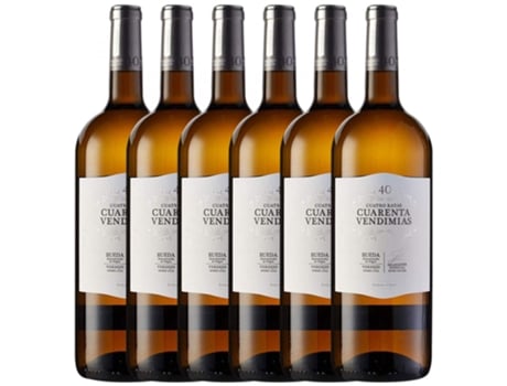 Cuatro Rayas Cuarenta Vendimias Verdejo Rueda Joven 1,5 L (Caixa de 6 unidades)