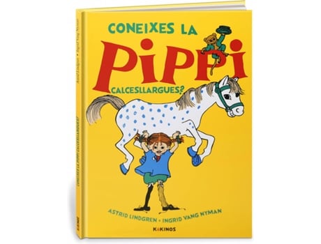 Livro Coneixes La Pippi Calcesllargues? de Astrid Lindgren (Catalão)