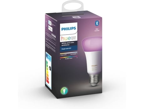 Lampada Inteligente Philips Hue E27 Branco E Cor Worten Pt