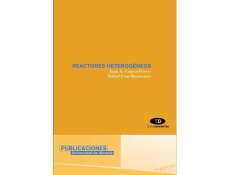 Livro Reactores Heterogéneos de J. A. Conesa Ferrer (Español)