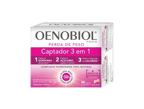 Oenobiol Captador 3 em 1 para Perda de Peso 60 cápsulas