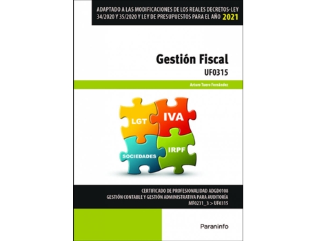 Livro Gestión Fiscal de Arturo Tuero Fernández (Espanhol)