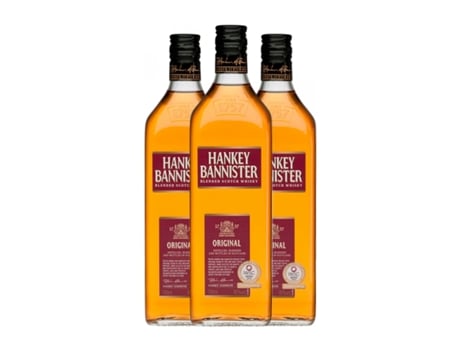 Whisky Blended HANKEY BANNISTER Scotch (0.7 L - 3 Unidades)