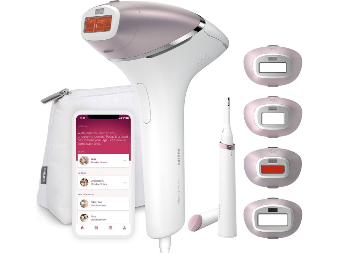 Depiladora Luz Pulsada PHILIPS Lumea Prestige BRI949 00 IPL Multi zonas Corrente Worten.pt