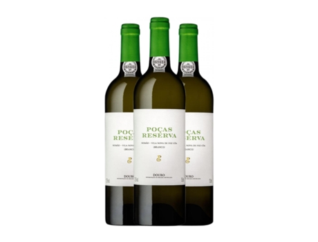 Vinho branco POÇAS JÚNIOR Branco Arinto Douro Reserva (0.75 L - 3 Unidades)