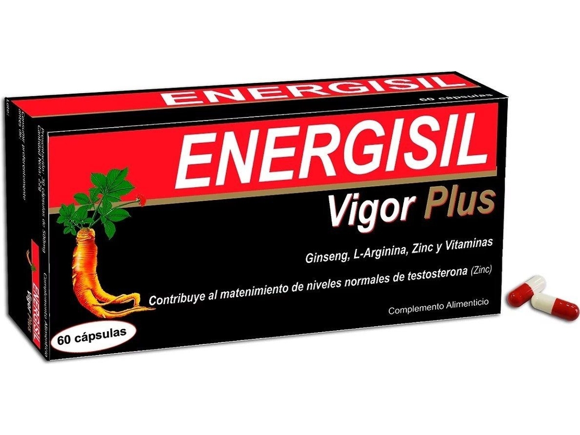 Energisil Vigor Plus 60 cápsulas apetito sexual