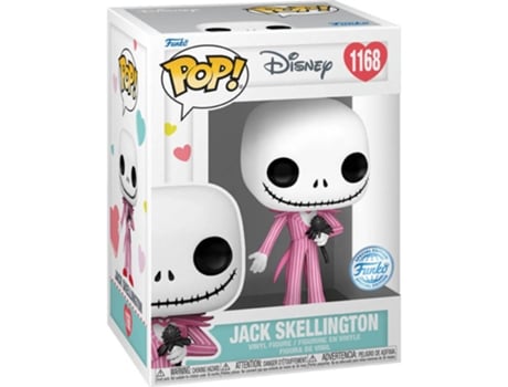 Figura Funko Tnbc Jack Com Fato Rosa & Vermelho Us Exclusivo Pop! Vinyl THE NIGHTMARE BEFORE CHRISTMAS