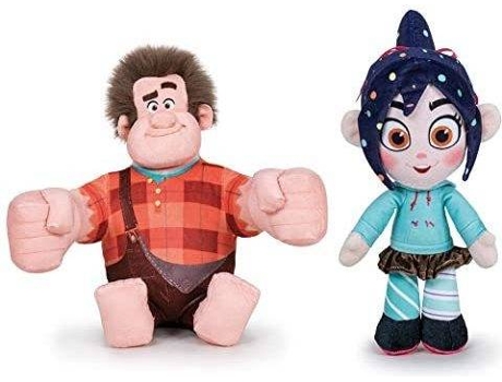 Peluches  Ralph e Vanellope (30 cm)