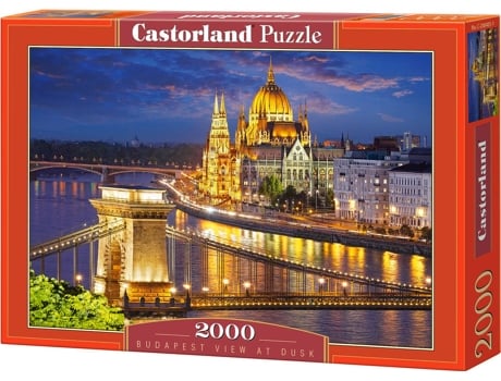 Puzzle  Budapest view at dusk (2000 Peças)