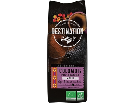 Cafe DESTINATION Molido Colombia 100% Arabiga Bio (250 Gr)