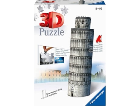 Puzzle 3D RUNADRAKE Torre de Pisa (Idade Mínima: 10 - 216 Peças)