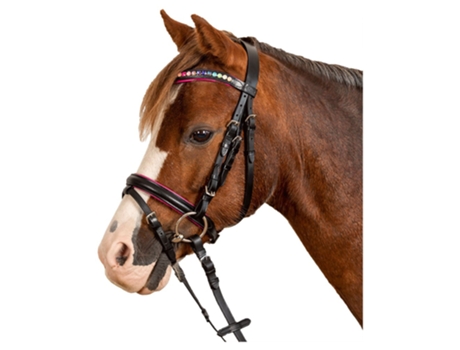 Refrear Pinky Combined Noseband Castanho Shetlandstar