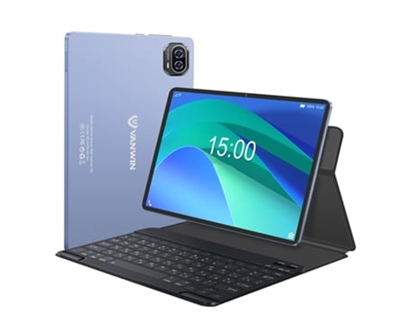 Tablet VANWIN V6Promaxteclado Bluetooth Capa Caneta 10,36'' 64 Gb 4 Gb Ram -Gps-Wifi-4Glet-- Azul