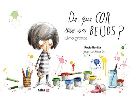 Livro De Que Cor São Os Beijos? de Bonilla (Português do Brasil - Capa Dura)