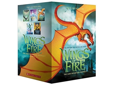 Livro Wings of Fire The Jade Mountain Prophecy de Tui T Sutherland (Inglês)