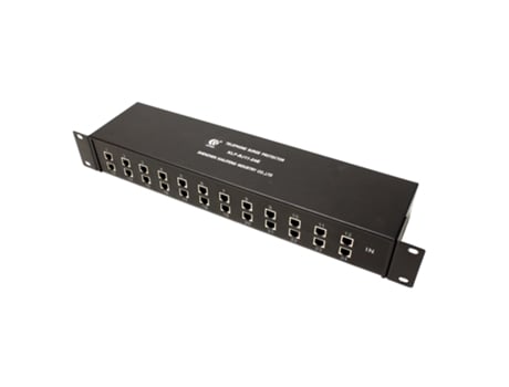 Bematik Protetor Contra Surtos Rj11 Rj12 Telefone 10Ka 110V 24 Portas de 4 Pinos Rack de 19