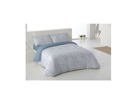 Capa de edredão azul Meissa 150 cm HOME