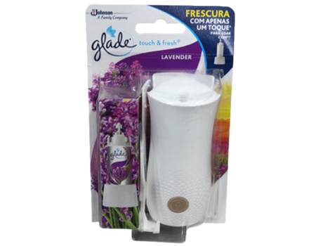 Ambientador Touch & Fresh Glade Lavanda Aparelho 10 Ml