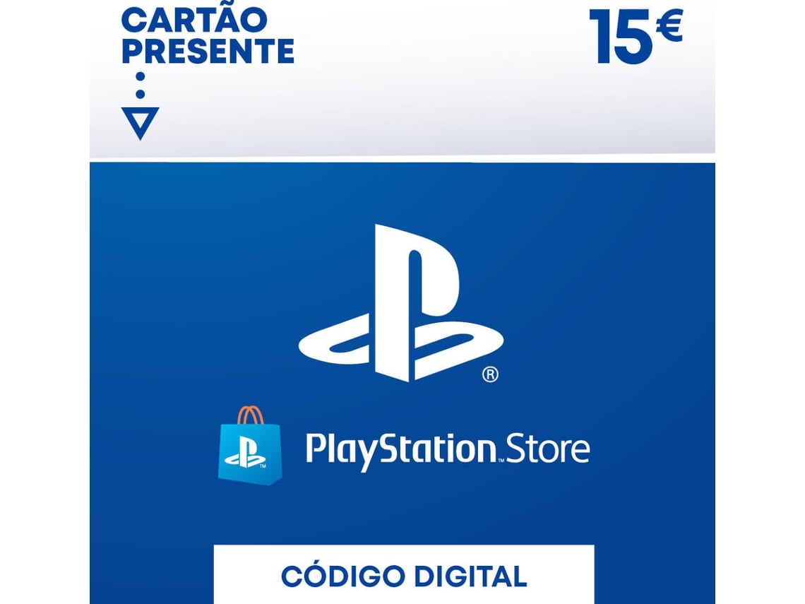 Cart o de Carregamento PlayStation Store 15 Euros Formato Digital Worten.pt