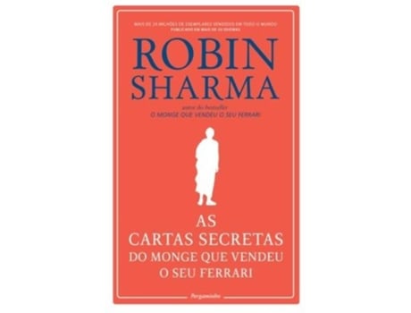 Livro As Cartas Secretas do Monge que Vendeu o Seu Ferrari de Robin Sharma (Português)