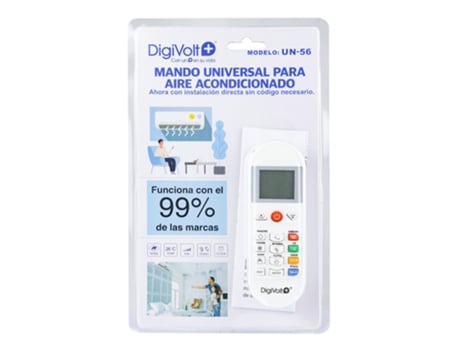 Comando Universal De Ar-Condicionado Digivolt Un-56 (Branco)