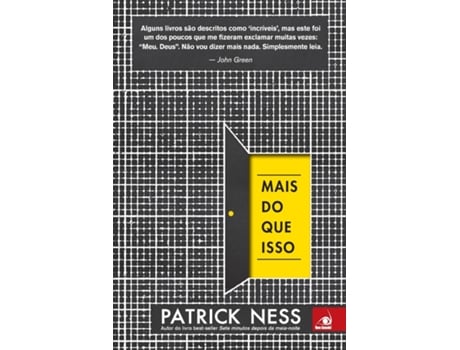 Livro Mais Do Que Isso de Patrick Ness (Português)