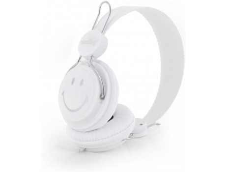 Auscultadores com Fio MOBILITY LAB Smiley (On Ear - Blanco)