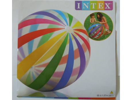 Bola de Praia INTEX 59065 (Multicor - 107cm - Idade Mínima: 3)