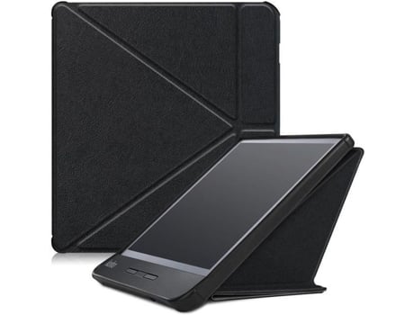 Estojo para E-Reader 8,0 Kobo Forma Capa Protetora Smart Foldable Estojo de Couro Pu Kobo Forma 8,0 Ereader Preto