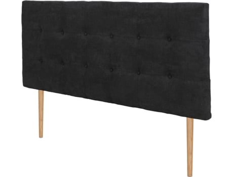 Cabeceira de Cama DHOME Acolchoado (Preto - Tecido e Polipele - 90 x 8 x 115 cm)