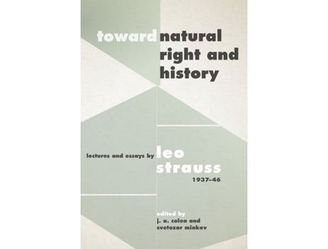 Livro Toward Natural Right and History de Leo Strauss (Inglês - Capa Dura)