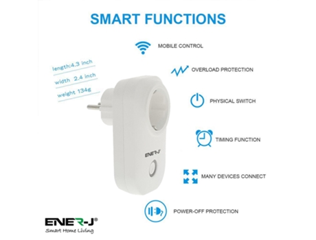 Wifi Smart Plug Eu Type With Energy Monitor 3Pc Pack