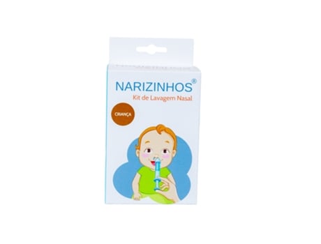 Kit de Seringa de Lavagem Nasal para Criança NARIZINHOS