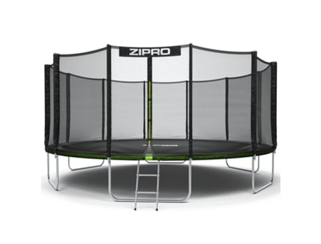 Trampolim Redondo ZIPRO Jump Pro com Rede de Proteção Exterior 16Ft 496 Cm