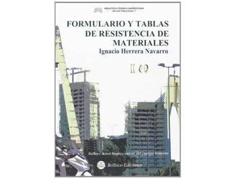 Livro Formulario Y Tablas De Resistencia De Materiales de Ignacio Herrera Navarro (Espanhol)