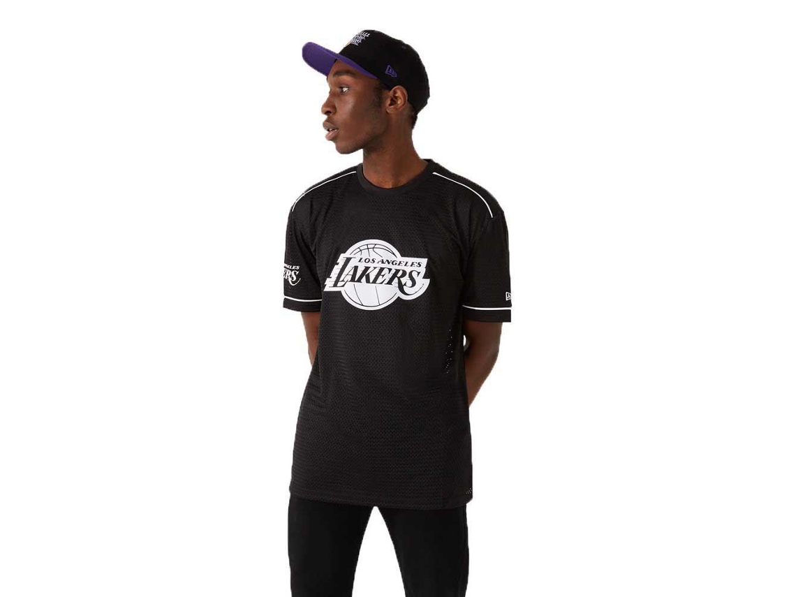 T-Shirt New Era Team Logo Oversized NBA Los Angeles Lakers - Black